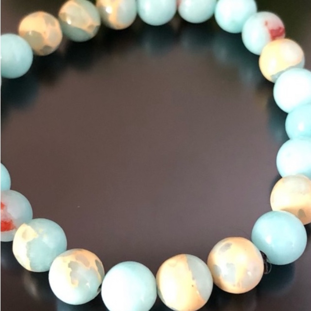 Agalmatolite stretch bracelet High Quality - Picture 2 of 3
